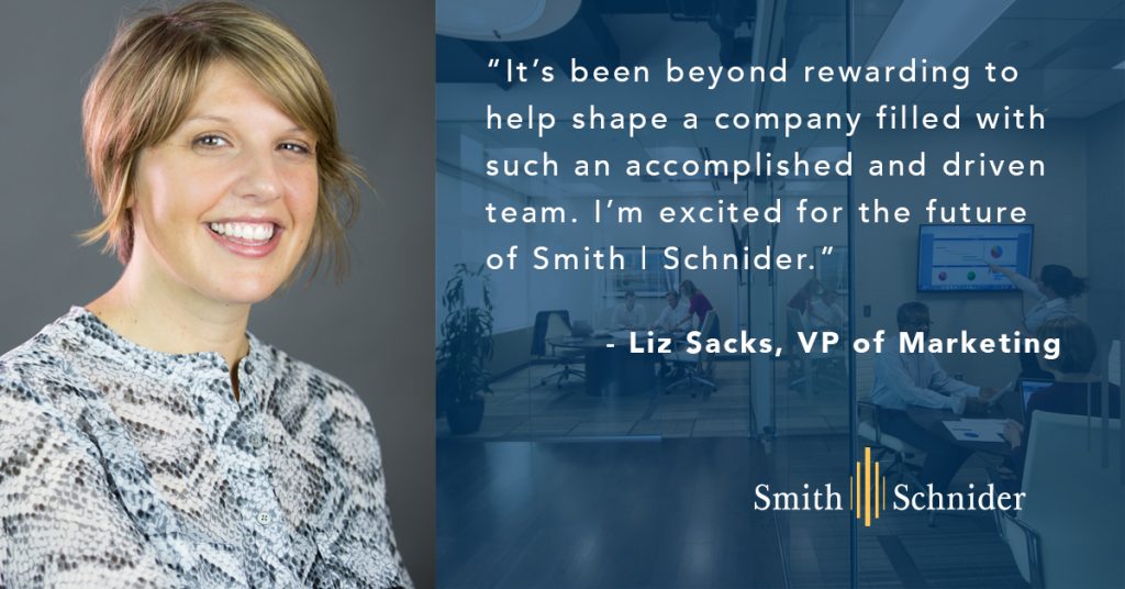 Smith | Schnider Promotes Liz Sacks to VP of Marketing